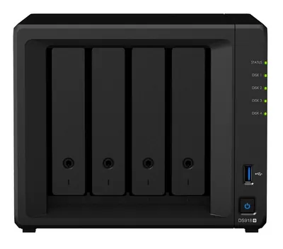 Synology DS918+X56TBPRO DiskStation DS918+ 4-bay 56TB NAS for Growing Businesses