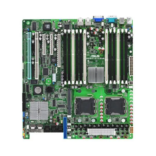 ASUS DSBF-D12/2GBL Server Board Intel 5000P Socket J 1333MHz, 1066MHz, 667MHz FSB 48GB DDR2 SDRAM DDR2-667/PC2-5300, DDR2-533/PC2-4200 SSI EEB 3.61