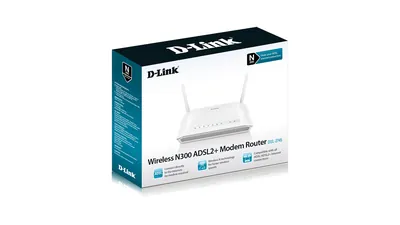D-Link DSL-2745/E Wireless N300 ADSL2+ Modem Router