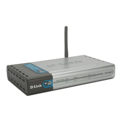 D-Link DSL-G624T/EU AirPlus G DSL-G624T Wireless ADSL Router 1 x ADSL, 4 x 10/100Base-TX IEEE 802.11b/g Wireless Router
