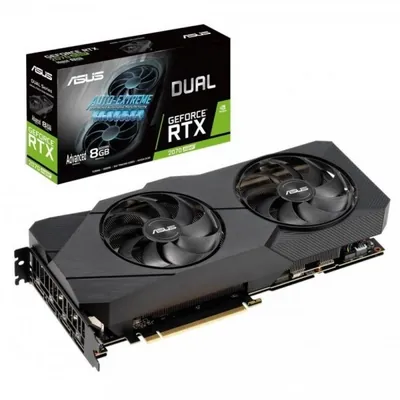 DUAL-RTX2070S-A8G-EVO - Asus Dual GeForce RTX 2070 SUPER Graphic Card 8GB GDDR6