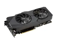 DUAL-RTX2080-8G-EVO - Asus Dual GeForce RTX 2080 Graphic Card 1515MHz Core 1740MHz Boost Clock 8GB GDDR6 PCI Express 3.0 Triple Slot Space Required