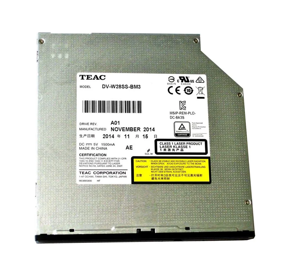 DV-W28SS-BM3 - TEAC Slot load Slim SATA Optical Drive DVD CD Writer