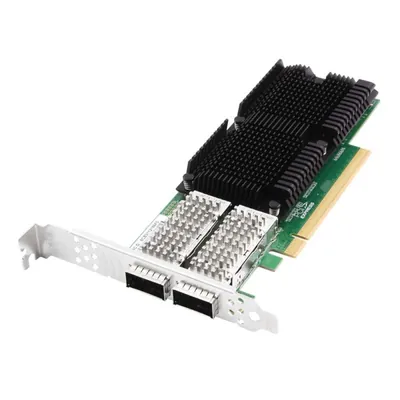 Dell DV2V9 Intel E810-CQDA2T without GNSS PCIe 3.0 x16/PCIe 4.0 x16 QSFP28 x 2 Ethernet Network Adapter