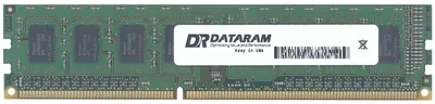 Dataram DVM16S1S8/4G 4GB DDR3-1600MHz PC3-12800 non-ECC Unbuffered CL11 204-Pin SoDimm Single Rank Memory Module