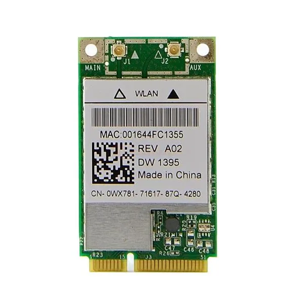 DW1395 - Dell Inspiron Latitude Precision Vostro XPS Series Laptop 1395 802.11g Mini Pcie PCI Express Wireless Network Card