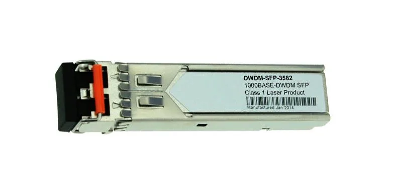 DWDM-SFP-3582 - Cisco Single-mode 1Gbps 1000Base-DWDM Fiber 80km 1535.82nm Duplex LC Connector SFP Transceiver Module