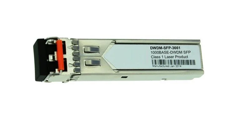 Cisco DWDM-SFP-3661/NS 1.25Gbps 1000Base-DWDM Single-Mode Fiber 80km 1536.61nm LC Connector SFP Transceiver Module