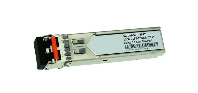 Cisco DWDM-SFP-4612/NS 1.25Gbps 1000Base-DWDM Single-Mode Fiber 80km 1546.12nm LC Connector SFP Transceiver Module