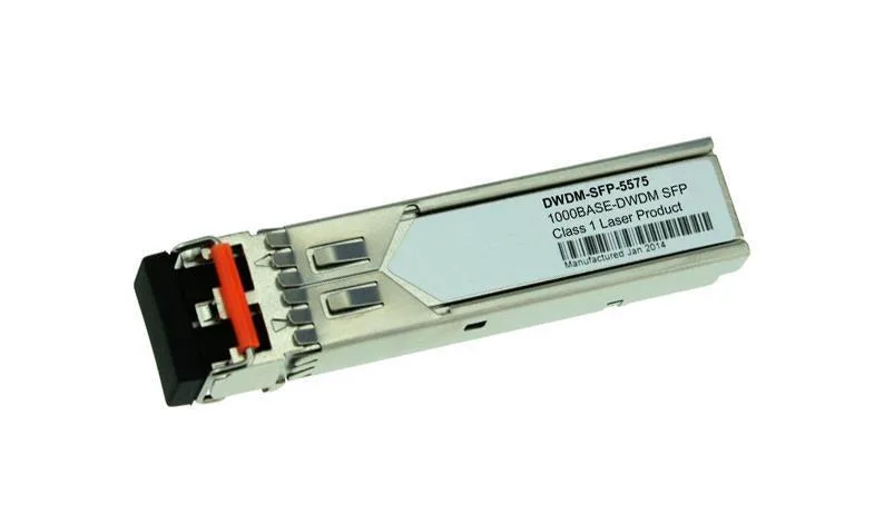 DWDM-SFP-5575-120KM - Cisco 1Gbps 1000Base-DWDM Single-mode Fiber 120km 1555.75nm Duplex LC Connector SFP Transceiver Module