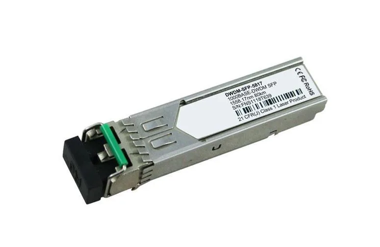 DWDM-SFP-5817 - Cisco Single-Mode 1Gbps 1000Base-DWDM Fiber 80km 1558.17nm Duplex LC Connector SFP Transceiver Module