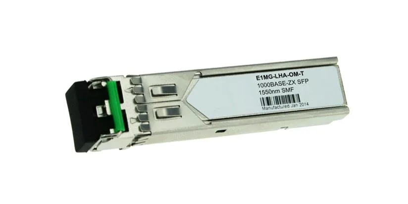 E1MG-LHA-OM-T - Brocade 1Gb/s 1000Base-ZX Single-Mode Fiber 70km 1550nm Duplex LC Connector SFP Transceiver Module