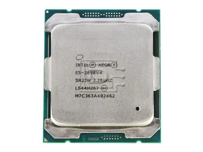 E5-2698V4 - Intel Xeon E5-2698 v4 20 Core 2.20GHz 9.60GT/s QPI 50MB L3 Cache Socket FCLGA2011-3 Processor