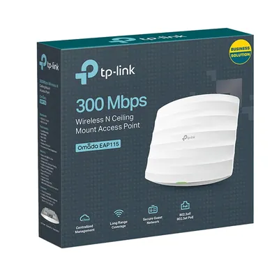 EAP115-V4 - TP-Link 300Mbps Wireless N Ceiling Mount Access Point