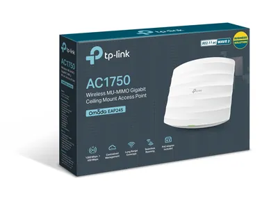EAP245 V3 - TP-Link AC1750 Wireless Dual Band Gigabit Ceiling Mount Access Point