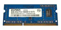 EBJ81UG8BAS0-DJ-F - Elpida 8GB DDR3-1333MHz PC3-10600 non-ECC Unbuffered CL9 204-Pin SoDimm 1.35V Low Voltage Dual Rank Memory Module