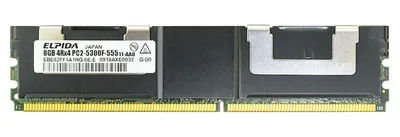 EDE2108ABSE-6E-E - Elpida DDR2-667MHz 256Mx8 FBGA DRAM Memory Chip