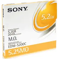 EDM5200 - Sony EDM5200 Magneto Optical Media - 5.20 GB - 5.25 - 8x