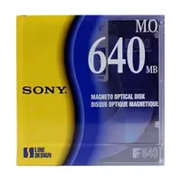 EDM640 - Sony 3.5 Rewritable Magneto Optical Media - Rewritable - 640MB - 3.5
