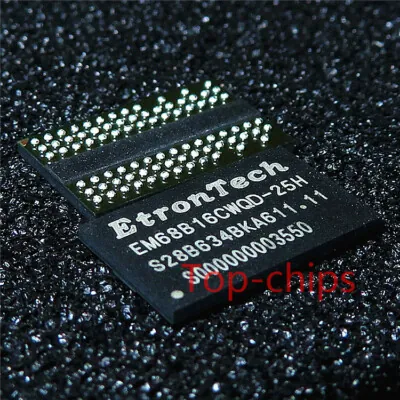 Etron EM68B16CWQD 25H DDR2-800MHz 32Mx16 DRAM Memory Chip