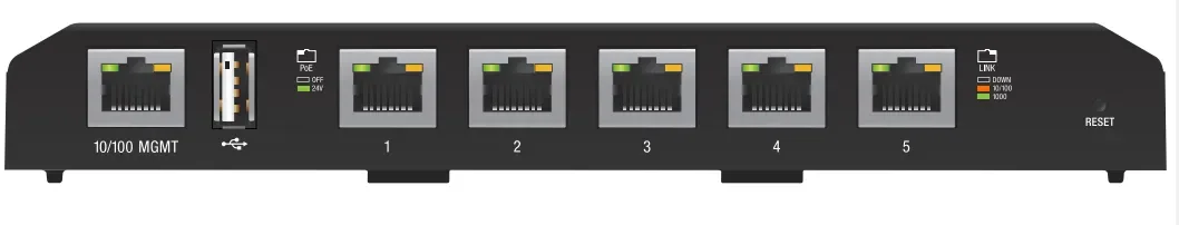 ES-5XP - Ubiquiti EdgeSwitch XP 5-Port Advanced Gigabit PoE Managed Switch
