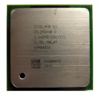 ESL7DL - Gateway 2.66GHz 533MHz FSB 256KB L2 Cache Socket PPGA478 Intel Celeron D 330 1-Core Processor