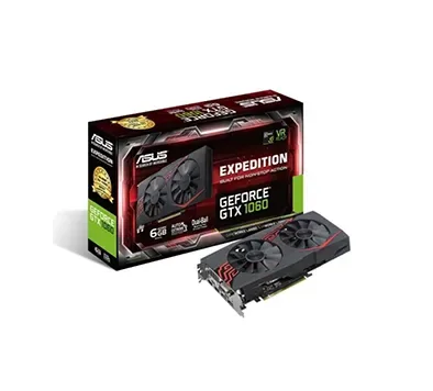 EX-GTX1060-6G - ASUS GeForce GTX 1060 6GB GDDR5 192-Bit 2x HDMI / 2x DisplayPort / HDCP / DVI-D PCI Express 3.0 Video Graphics Card