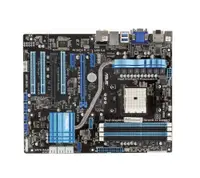 F1A75-V - Asus Desktop Motherboard AMD A75 FCH Chipset Socket FM1 ATX 1 x Processor Support 64GB DDR3 SDRAM Maximum RAM CrossFireX Support Serial ATA/600 Yes Controller Yes 2 x PCIe x16 Slot 2 x USB 3.0 Port Yes