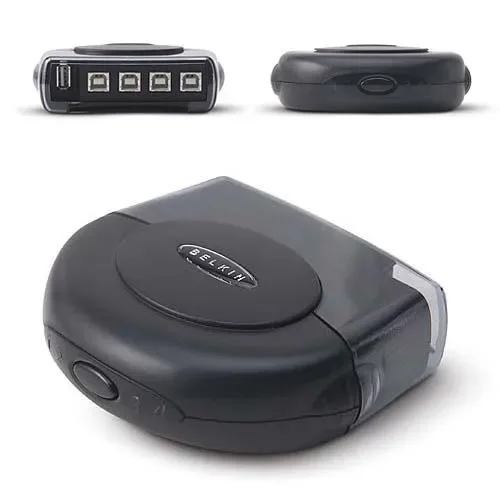 F1U200V - Belkin Usb Peripheral Switch 4port 4-Usbb 1-Usba Usb 2.0 Pc/Mac/Sun