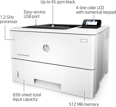 HP F2A68A#BGJ LaserJet M506N Laser Printer Monochrome Plain Paper