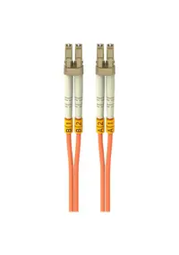 F2F402LL-02M-G - Belkin 10 Gig Aqua Patch Cable LC Multimode (Male) LC Multimode (Male) 6.6ft Fiber Optic 50 / 125 Aqua