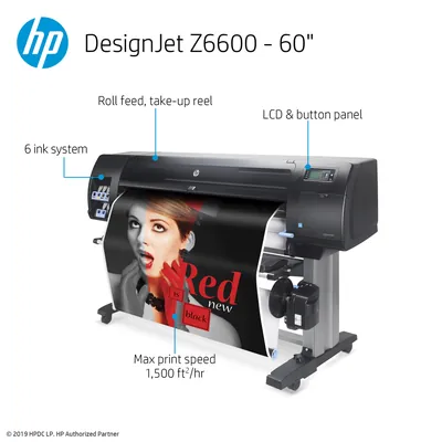 HP F2S71A#B1K DesignJet Z6600 60-inch Production Printer