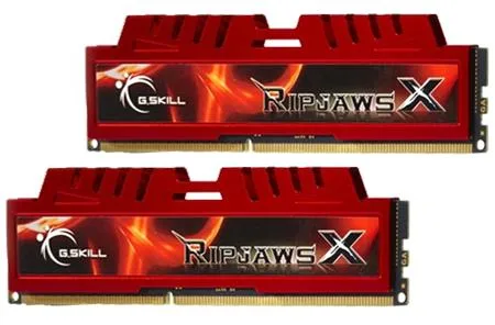 F3-14900CL10D-16GBXL - G.Skill RipjawsX 16GB Kit (2 x 8GB) DDR3-1866MHz PC3-14900 Non-ECC Unbuffered CL13 240-Pin DIMM Memory Module