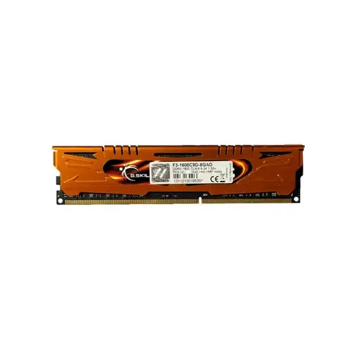 F3-1600C9D-8GAO - G.Skill RipjawsX 8GB Kit (2 x 4GB) DDR3-1600MHz PC3-12800 Non-ECC Unbuffered CL11 240-Pin DIMM Memory Module