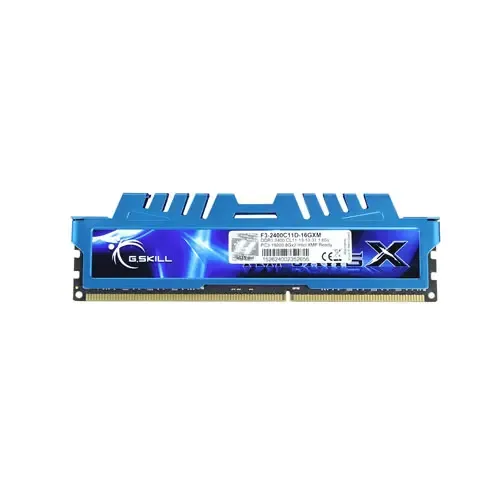 F3-2400C11D-16GXM - G.Skill RipjawsX 16GB Kit (2 x 8GB) DDR3-2400MHz PC3-19200 Non-ECC Unbuffered CL11 240-Pin DIMM Memory Module