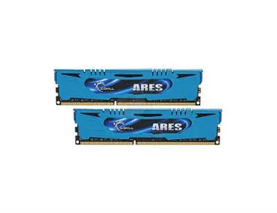 F3-2400C11D-8GAB - G.Skill Ares 8GB Kit (2 x 4GB) DDR3-2400MHz PC3-19200 Non-ECC Unbuffered CL9 240-Pin DIMM Memory Module