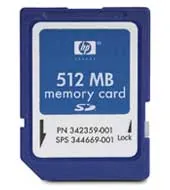 HP FA184AR#AC3 512MB SD Flash Memory Card