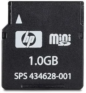 HP FA848AA#AC3 1GB miniSD Flash Memory Card for iPAQ