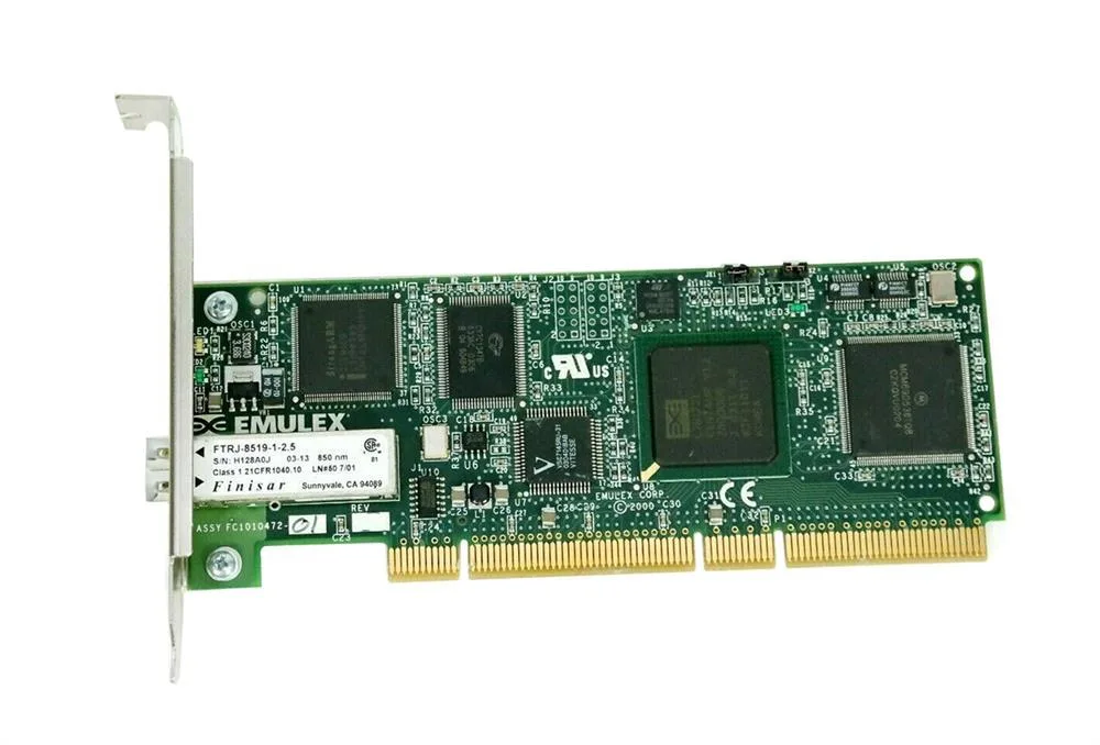 FC1010472-01 - EMULEX LightPulse 2GB Single Channel 64-bit PCI Fibre Channel Host Bus Adapter