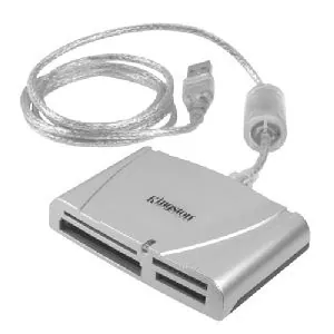 Kingston FCR-HS215/1 Hi-Speed 15-inch USB 2.0 Microdrive Secure Digital Flash Card Reader