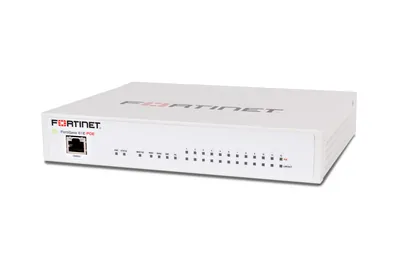 FG-81E-POE - Fortinet 16 x GE RJ45 ports (including 2 x WAN ports, 1 x DMZ port, 1 HA port, 12 x PoE ports). 128GB onboard storage. Max managed FortiAPs (Total/Tunnel) 32/16