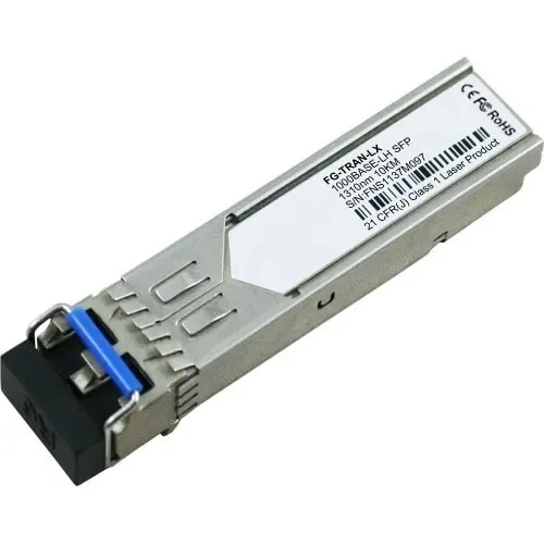 FG-TRAN-LX - Fortinet 1.25Gbps 1000Base-LX Single-mode Fiber 10km 1310nm Duplex LC Connector SFP Transceiver Module