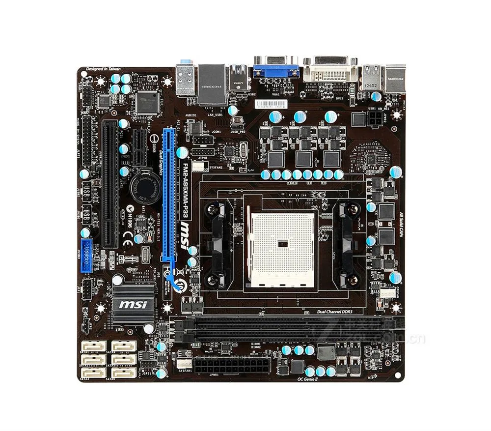 FM2-A85XMA-P33 - MSI Socket FM2 AMD A85X Chipset DDR3 2x DIMM 6x SATA 3.0Gb/s Micro-ATX Motherboard