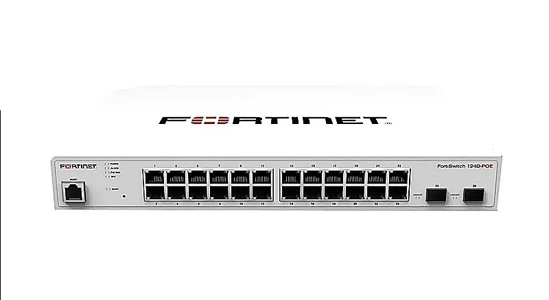 Fortinet FS-124D-POE-BDL-247-36 FortiSwitch 24 x Ports 100Base-T + 12 x Ports PoE + 2 x SFP 1U L2 Managed Ethernet Switch
