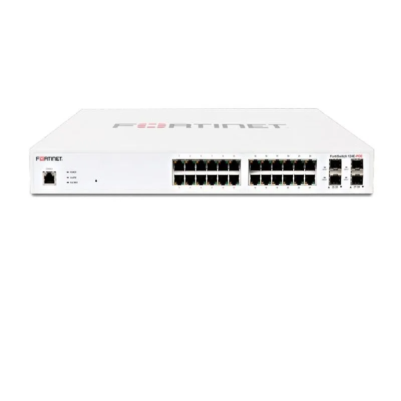 FS-124E-POE - Fortinet Forti Switch 124E-PoE 24-Port Ethernet Switch