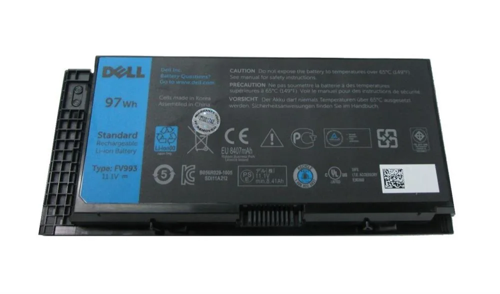 FVWT4 - Dell 9-Cell 6600mAh 97Wh 11.1V Li-Ion Battery for Precision M6700/M4700