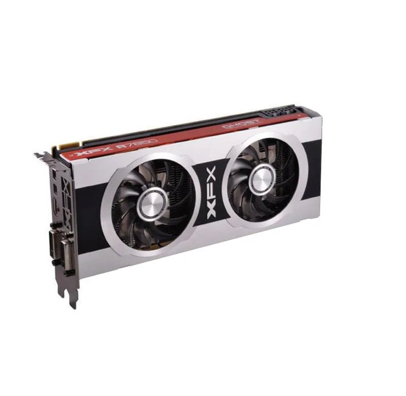 FX-785A-CNBC - XFX Radeon HD 7850 Black Edition 2GB GDDR5 256-Bit PCI Express 3.0 x16 Dual MiniDP HDMI Dual DVI Video Graphics Card
