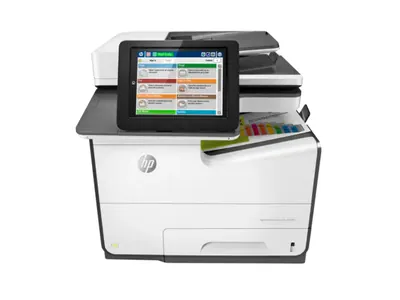 HP G1W40A#BGJ Enterprise MFP 586f Multifunction Color Print Copy Scan Fax Duplex