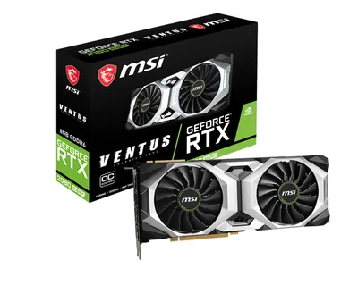 G2080SVXC MSI G2080SVXC NVIDIA GeForce RTX 2080 SUPER VENTUS XS OC 8GB GDDR6 HDMI/3DisplayPort PCI-Express Video Card