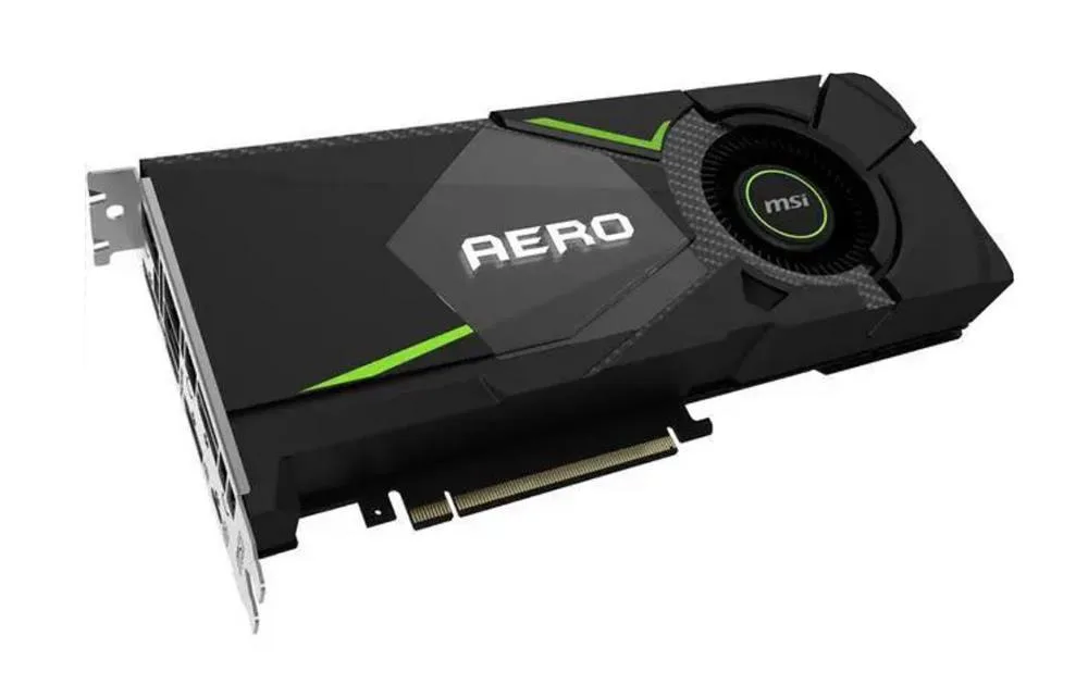 G208TAE11S-BULK MSI NVIDIA GeForce RTX 2080 Ti AERO 11GB GDDR6 HDMI/2DisplayPort PCI-Express Video Card